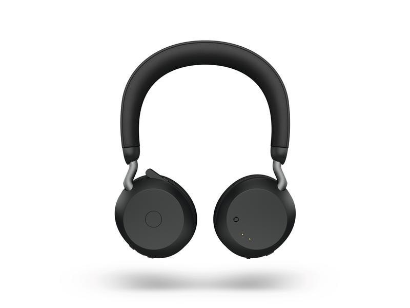 Jabra Headset Evolve2 75 Duo UC USB-A, Schwarz Erstklassige Soundtechnik für branchenweit führende Sprachqualität