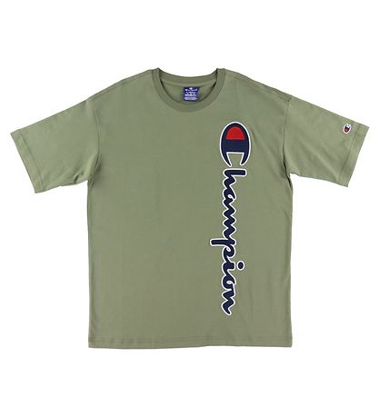Champion Fashion T-Shirt - Grün m. Logo
