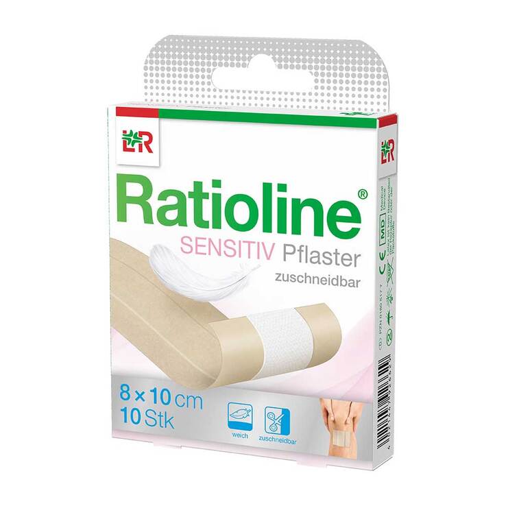 Ratioline® SENSITIV Pflaster 8 cm x 1 m, 1 St
