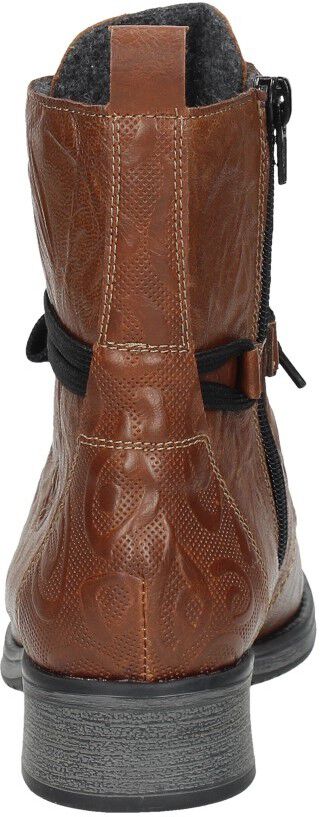 Rieker Dames veterschoenen cognac