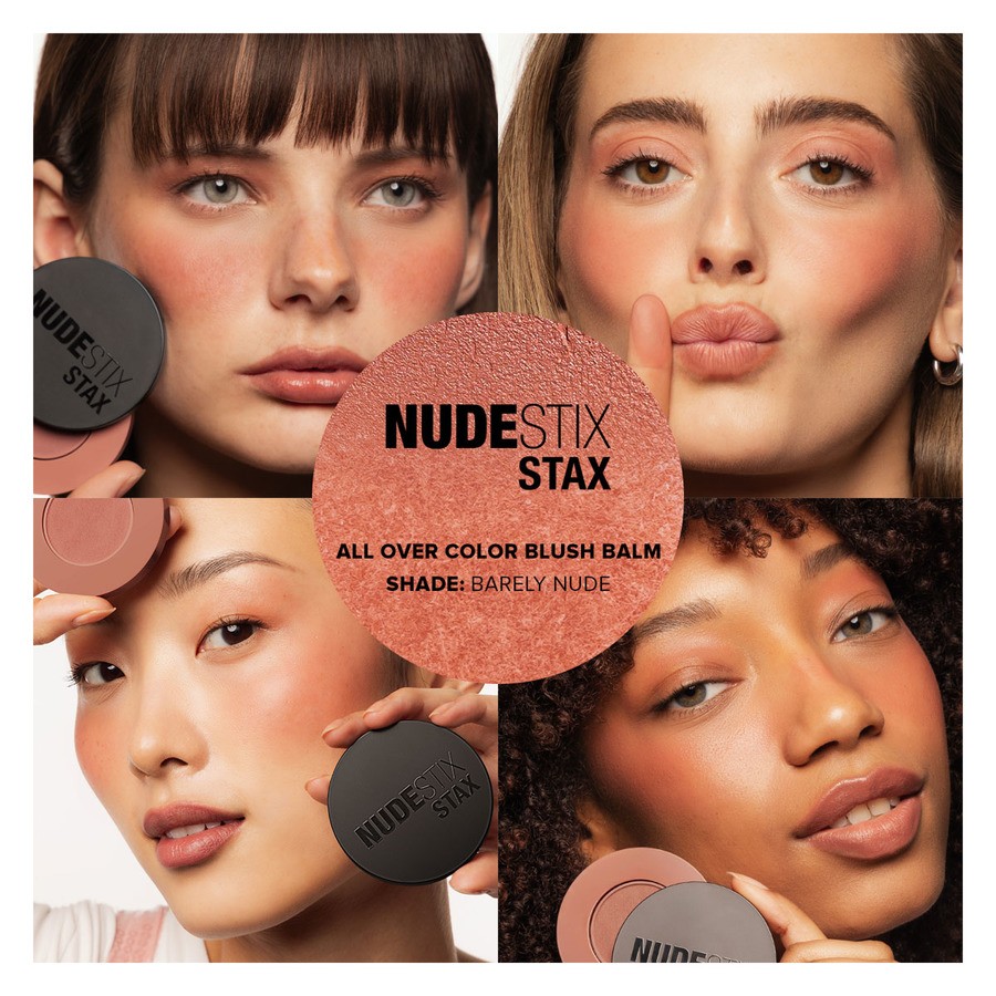 Nudestix Stax All Over Color Blush Balm Barely Nude 2,5ml