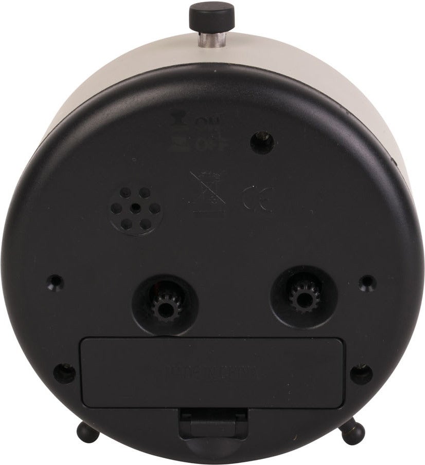 PT Living wekker Button grijs D 9 H 10,5 cm