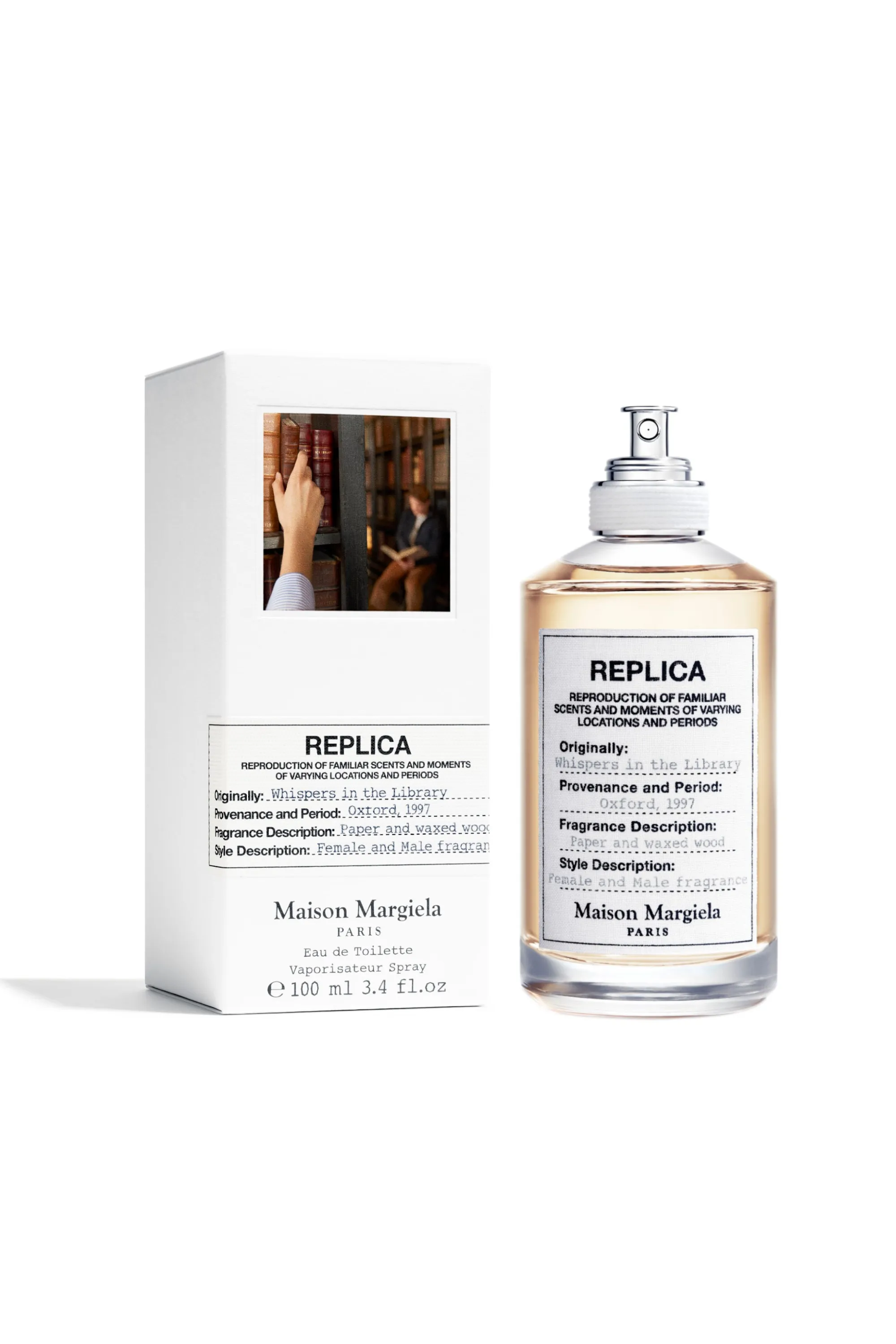 Maison Margiela REPLICA Whispers in the Library Eau De Toilette Oriental boisé-100 ml