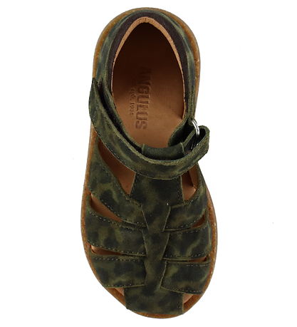 Angulus Sandalen - Marshland Print/Dark
