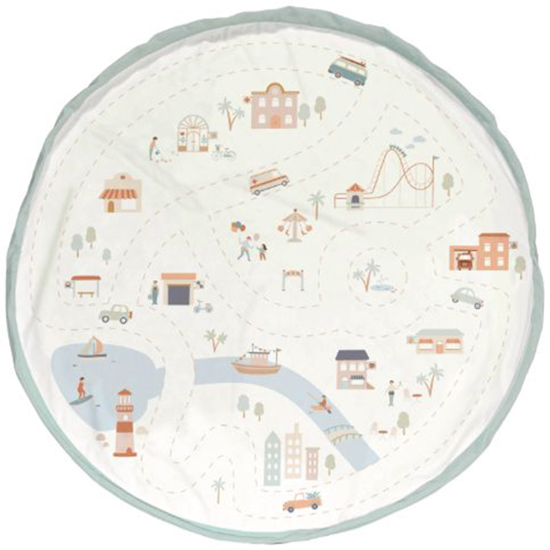 play&go speelkleed en opbergzak - citymap