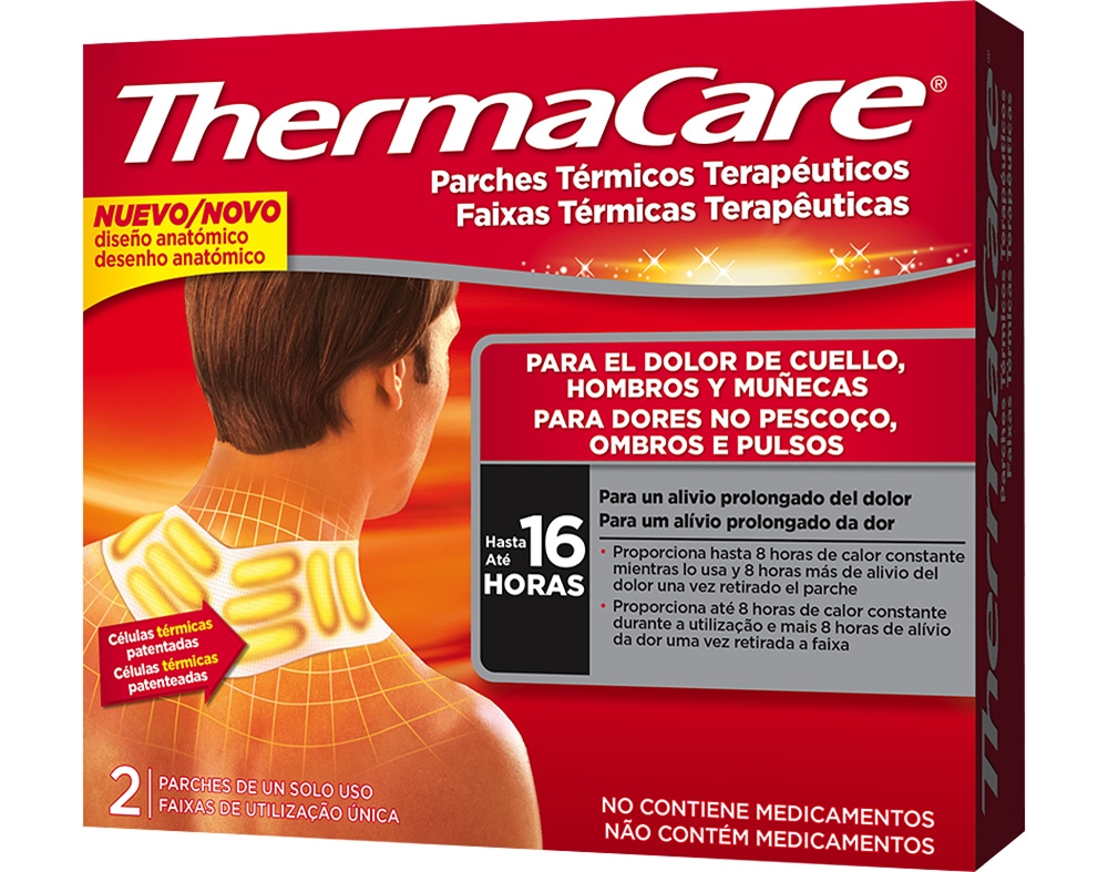 FAIXAS THERMACARE TÉRMICAS PESCOÇOOMBROS E PULSOS 2UN