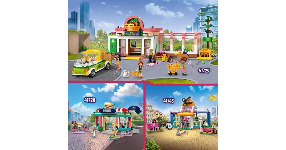 LEGOFriends - Biologische supermarkt Constructiespeelgoed  (41729)