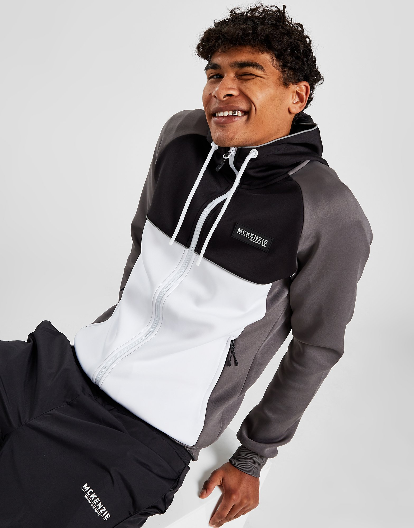 McKenzie Sweat à capuche Tread Zippé Homme