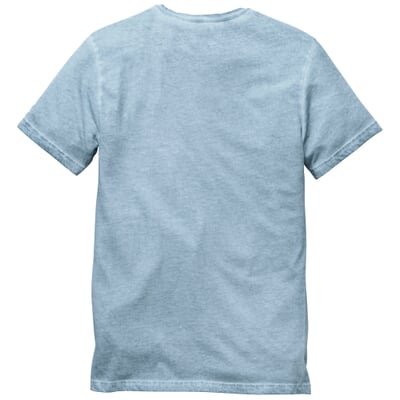 Herren-T-Shirt Crew Neck, Hellblau