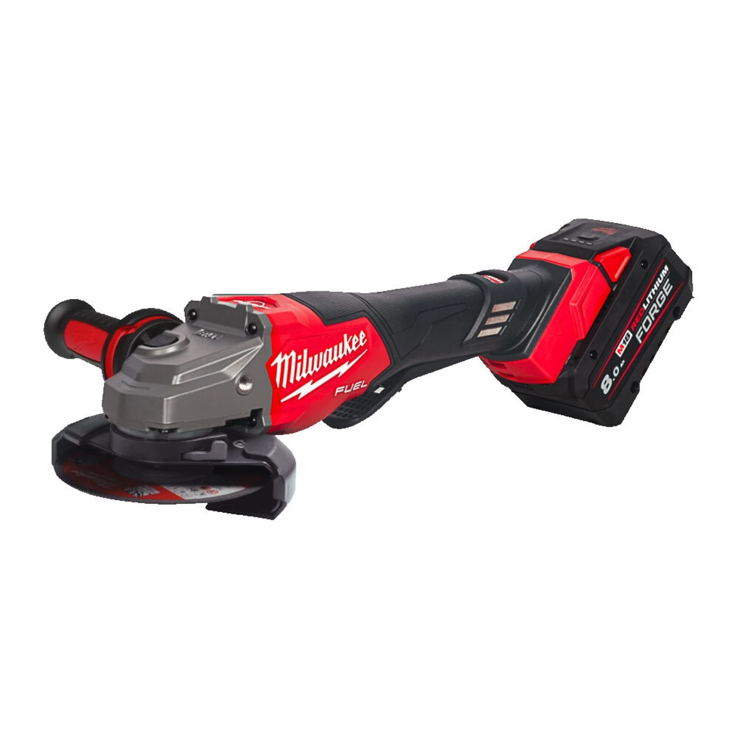 Milwaukee M18 FHSAGO125VXPDB2-802X 18V Li-ion accu Haakse slijper set (2x M18 FB8 accu) in HD Box - 125mm