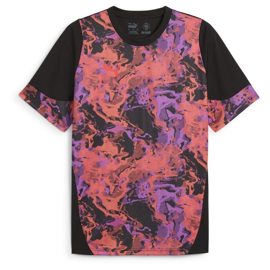 PUMA T-shirt d'Entraînement IndividualCUP - Noir/Multicolor