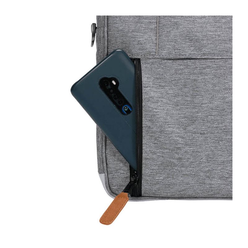 Sacoche ordinateur 15 pouces New York Gris clair