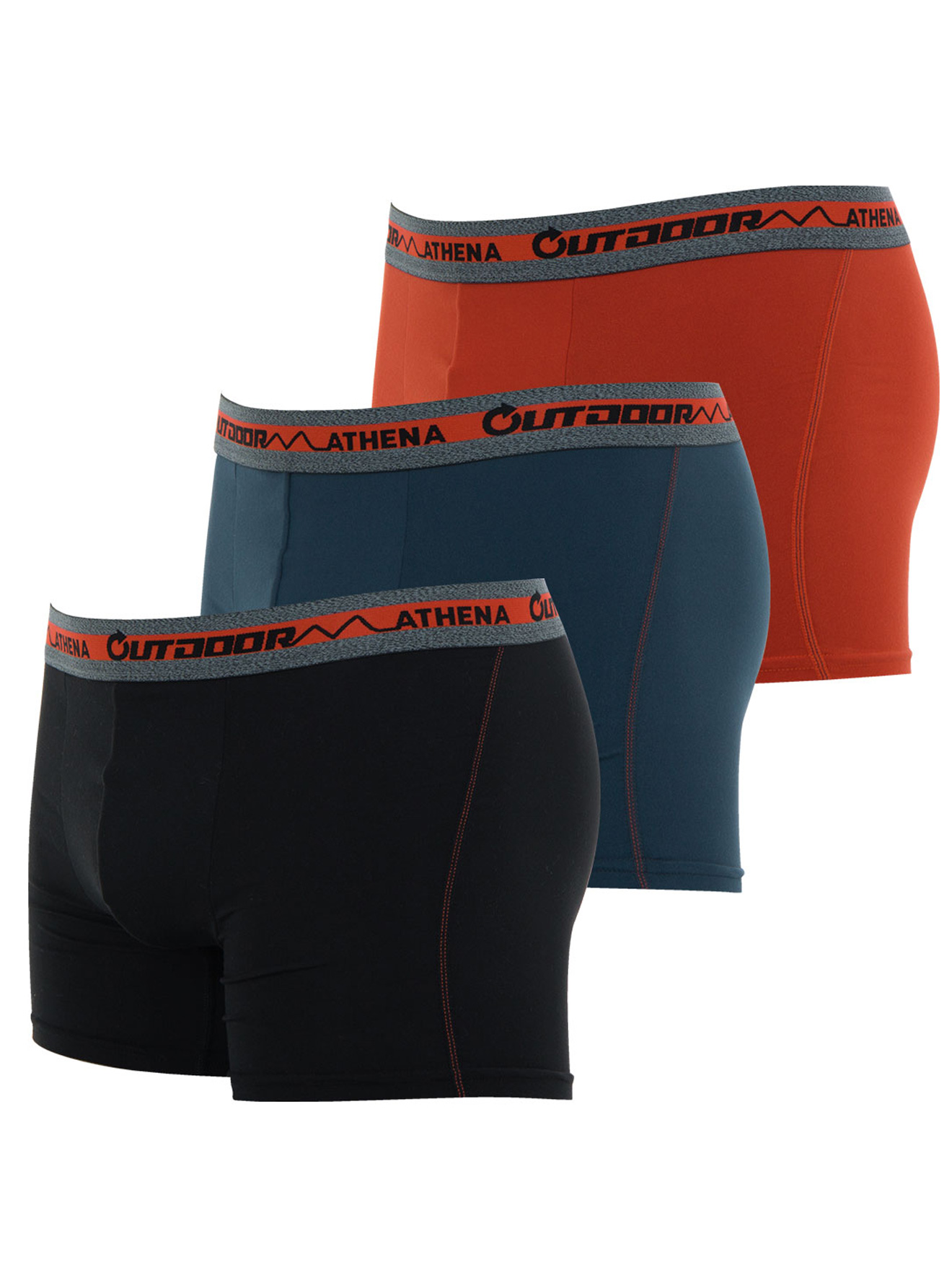 Lot de 3 boxers recyclé homme Outdoor