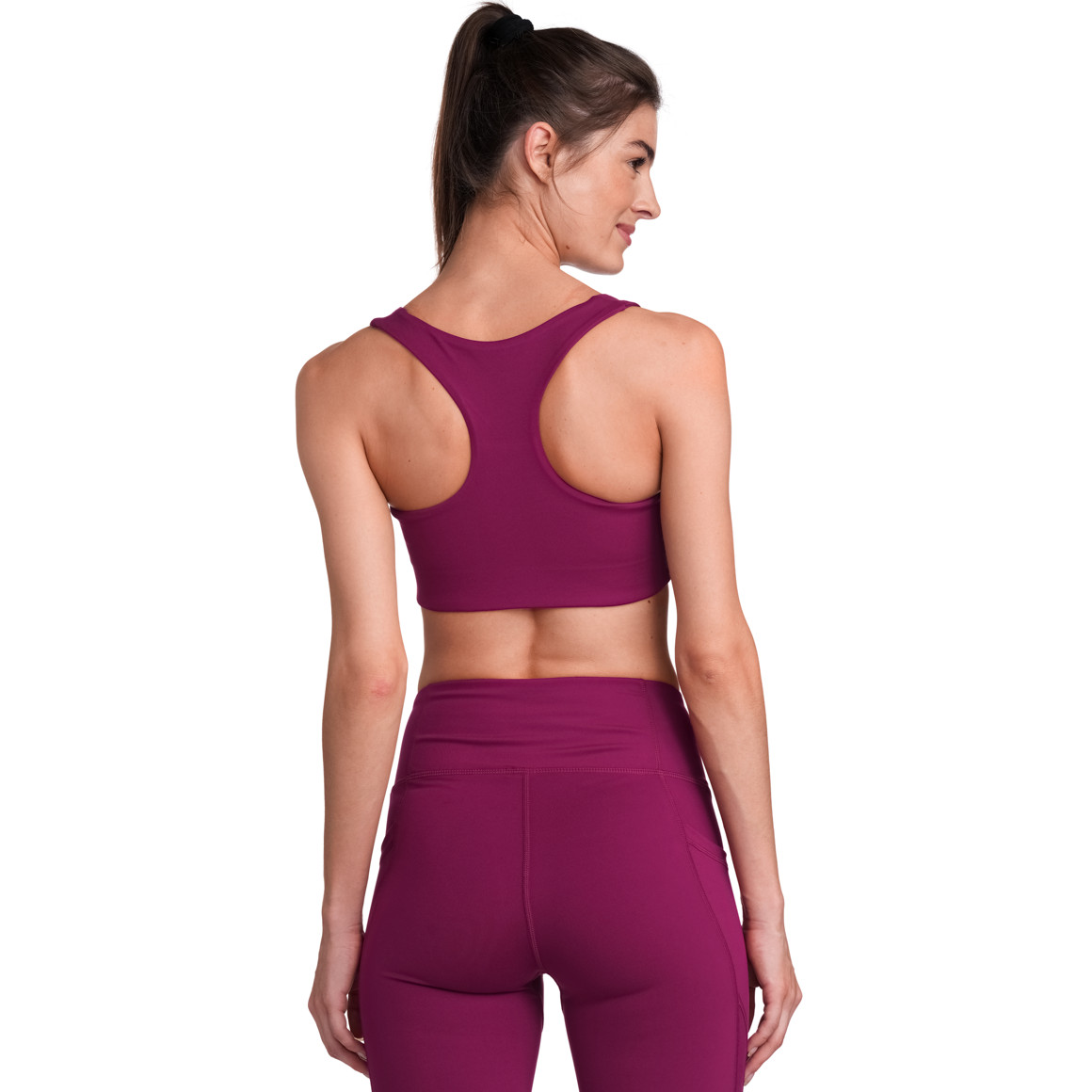 Gina Sports Damen Sport-Bustier unifarben beere