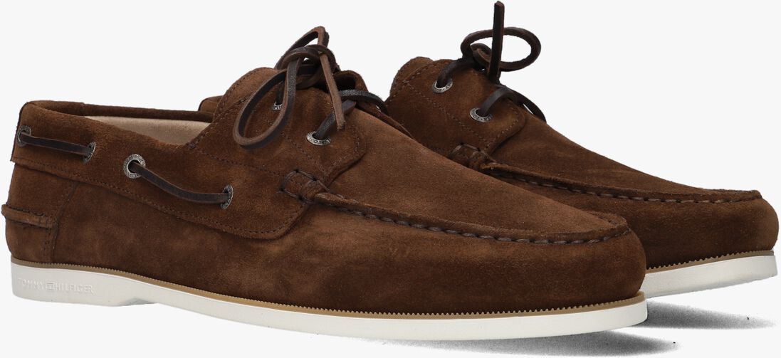 TOMMY HILFIGER bruine tommy hilfiger mocassins th boat shoe core