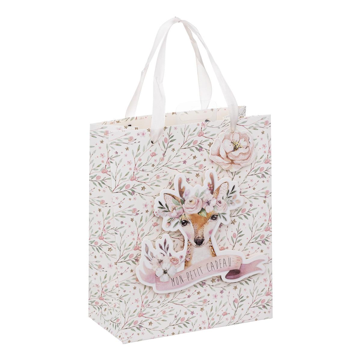 SAC CADEAU IMPRIME PETITE TAILLE DOUCEUR DES NEIGES