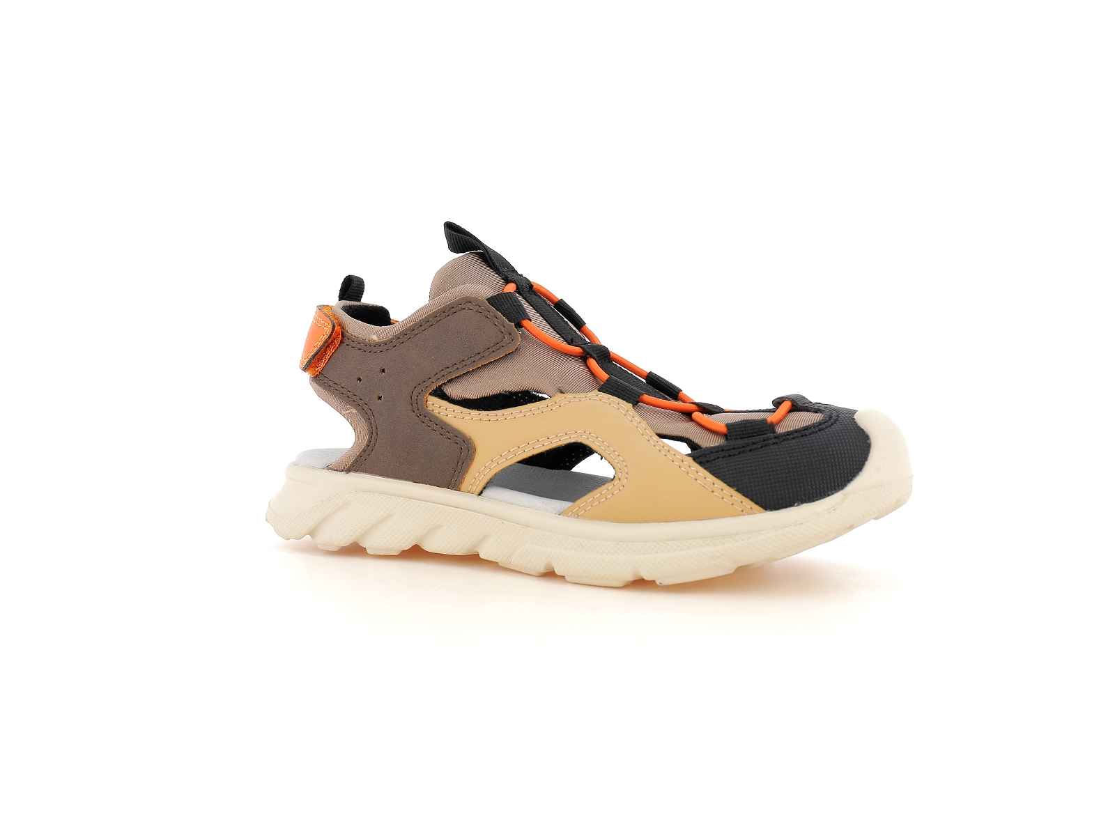 Geox-J AIRADYUM E J45F1E Matières combinées Marron-Orange