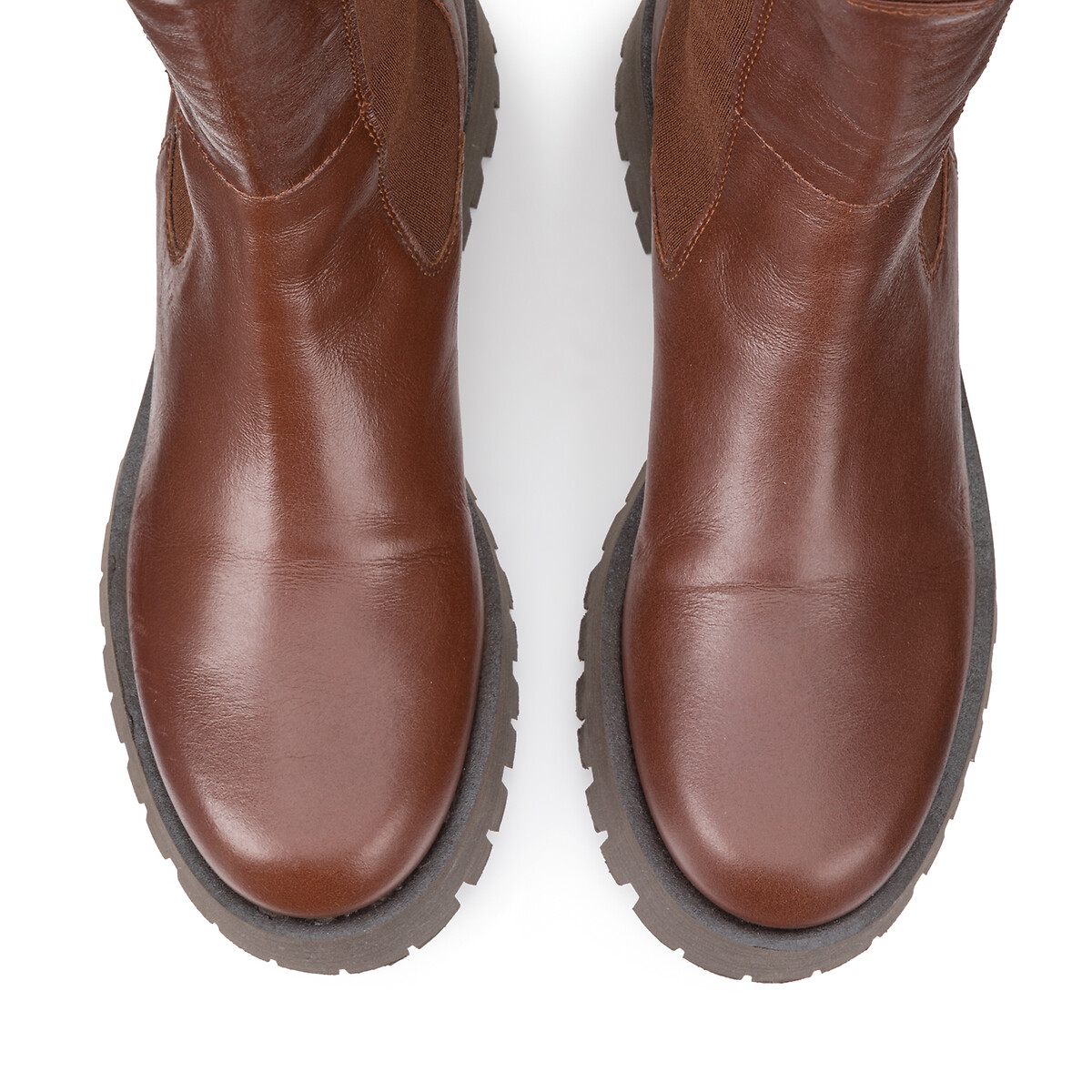 JONAK<br>Botas de couro, cano médio, Ridle