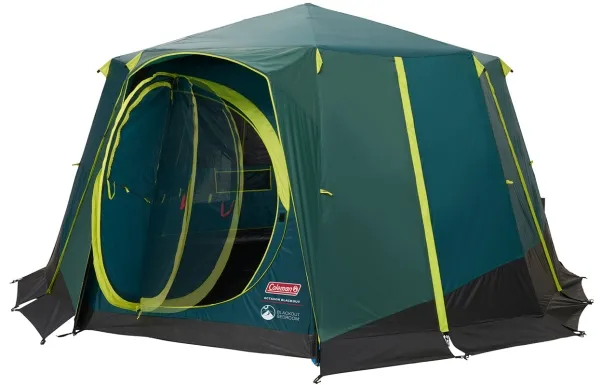 Coleman Octagon, Camping, Hård ramme, 8 person(er), 15,7 m², 20,6 kg, Grøn, Gul