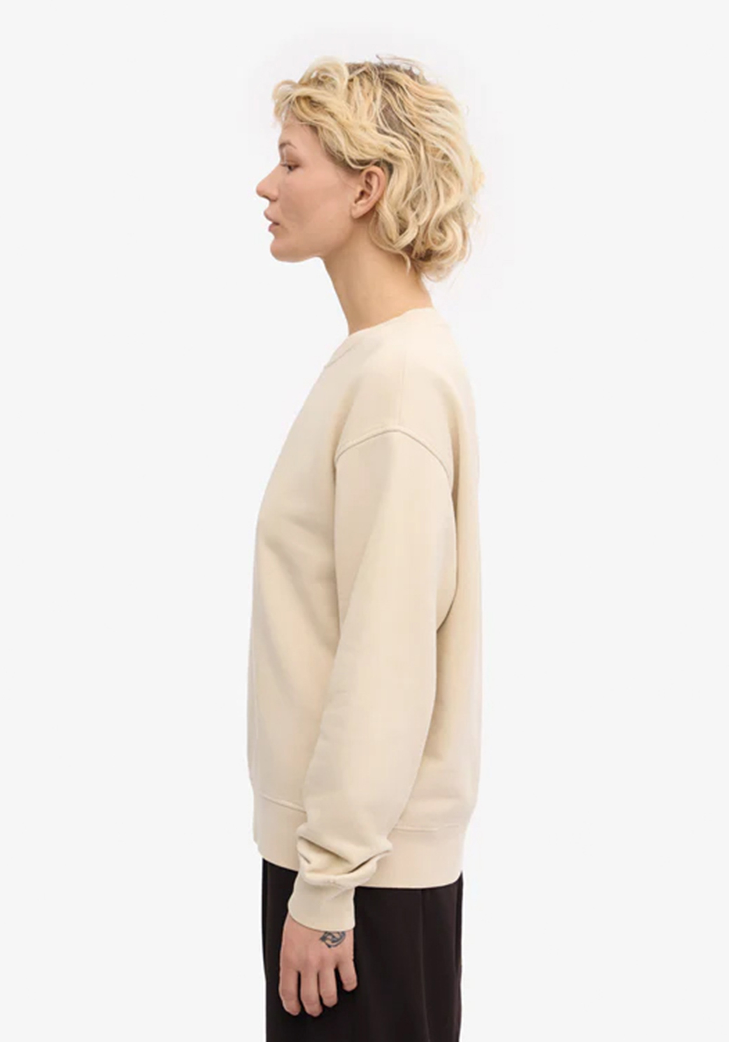 Colorful Standard Damen-Sweatshirt Ivory White