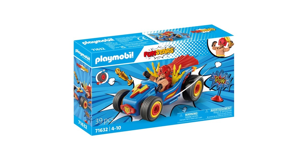 PLAYMOBILFunstars - Racing Wrestler Constructiespeelgoed  (71632)