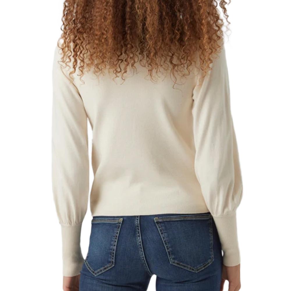 Vero Moda Pull Beige Femme Vero Moda Hollykari