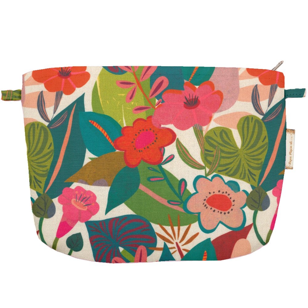 Pochette Tissu Fleurs Des Iles