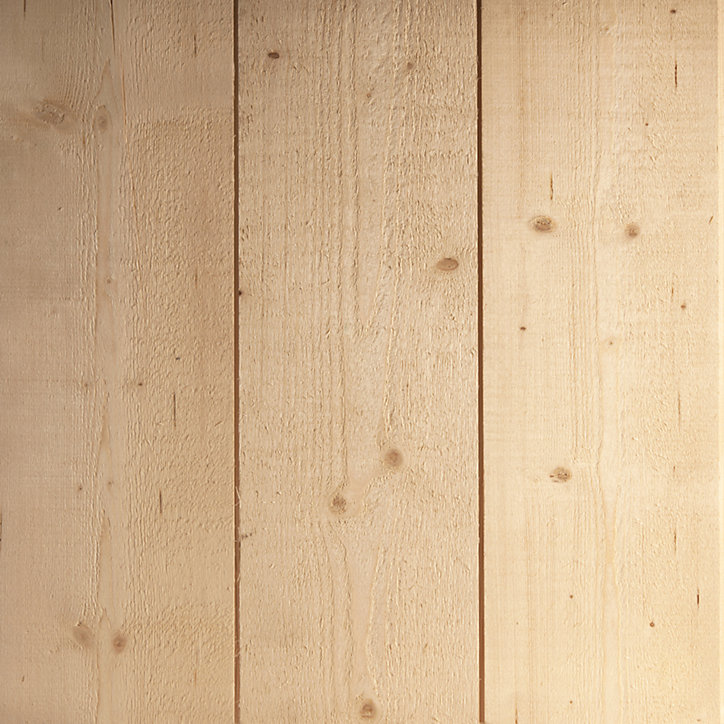 Lambris bois ISB sapin brut naturel L. 235cm x l. 18cm x Ép. 1,7cm