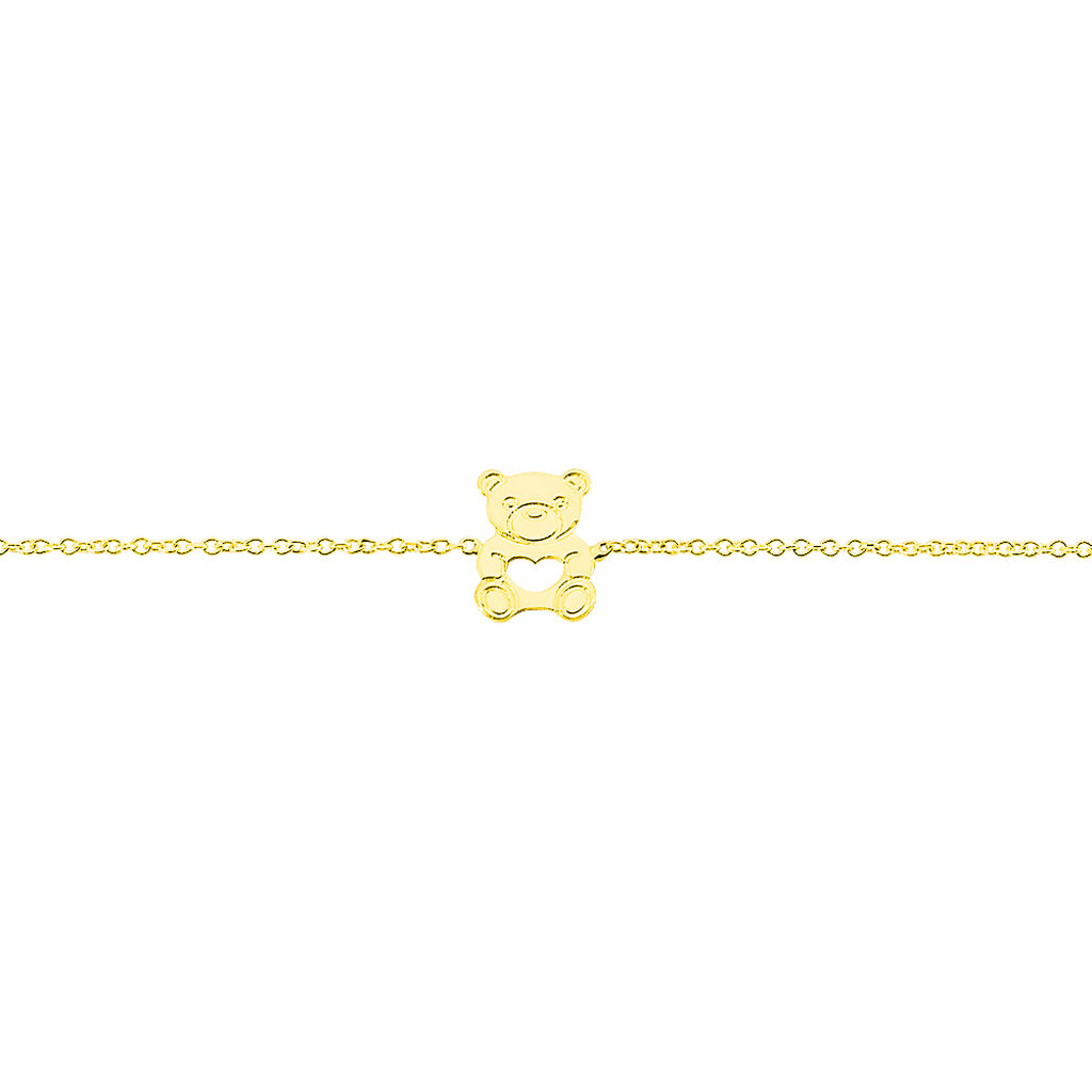 Bracelet Carmin Ourson Or Jaune