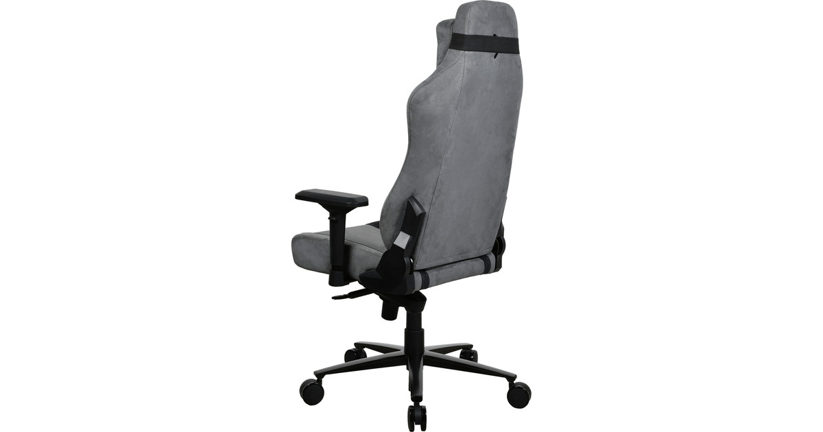 ArozziVernazza Supersoft Fabric - Anthracite gamestoel  (Antraciet)