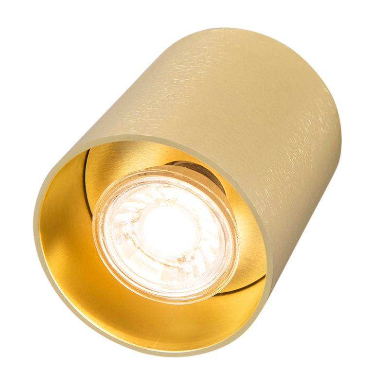 Design opbouwspot goud GU10 50mm - Tubo