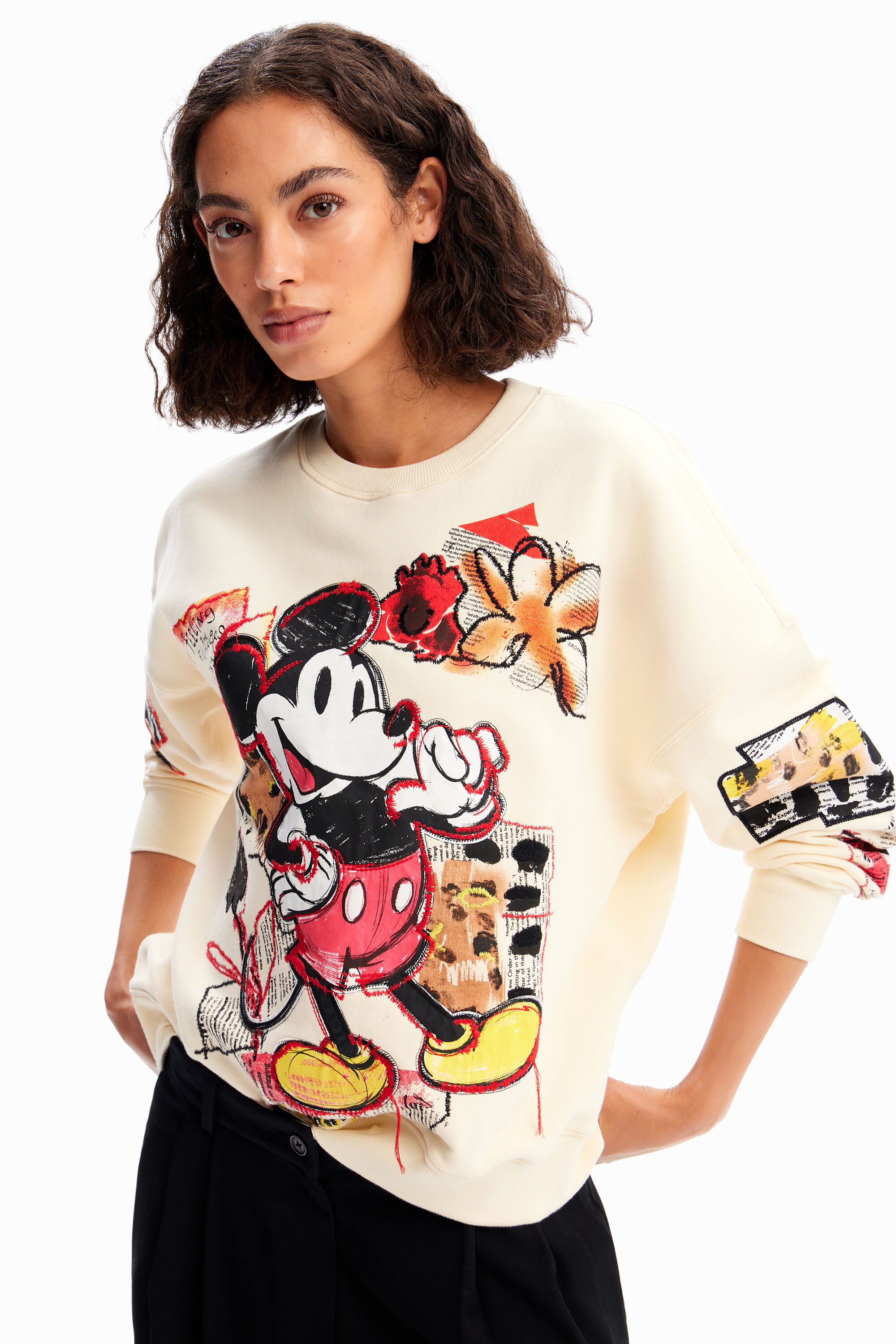 Suéter tamanho grande do Mickey Mouse