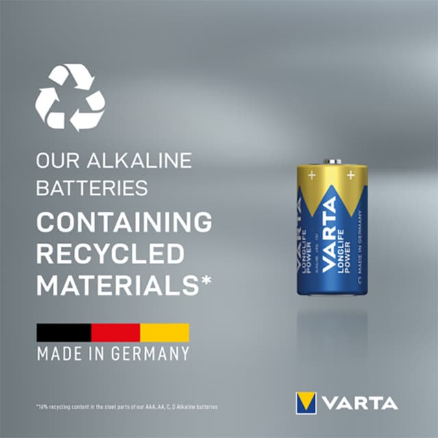 Varta Longlife Power C batterier (2-pakke)