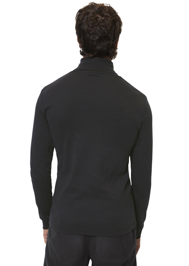 Marc O’Polo Jersey T-shirt, long sleeve, turtle Black