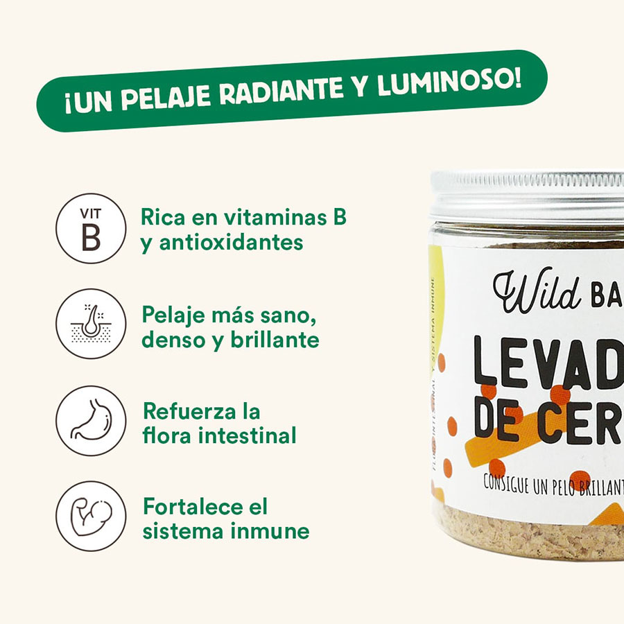 Suplemento de levedura de cerveja Wild Balance para animais de estimação