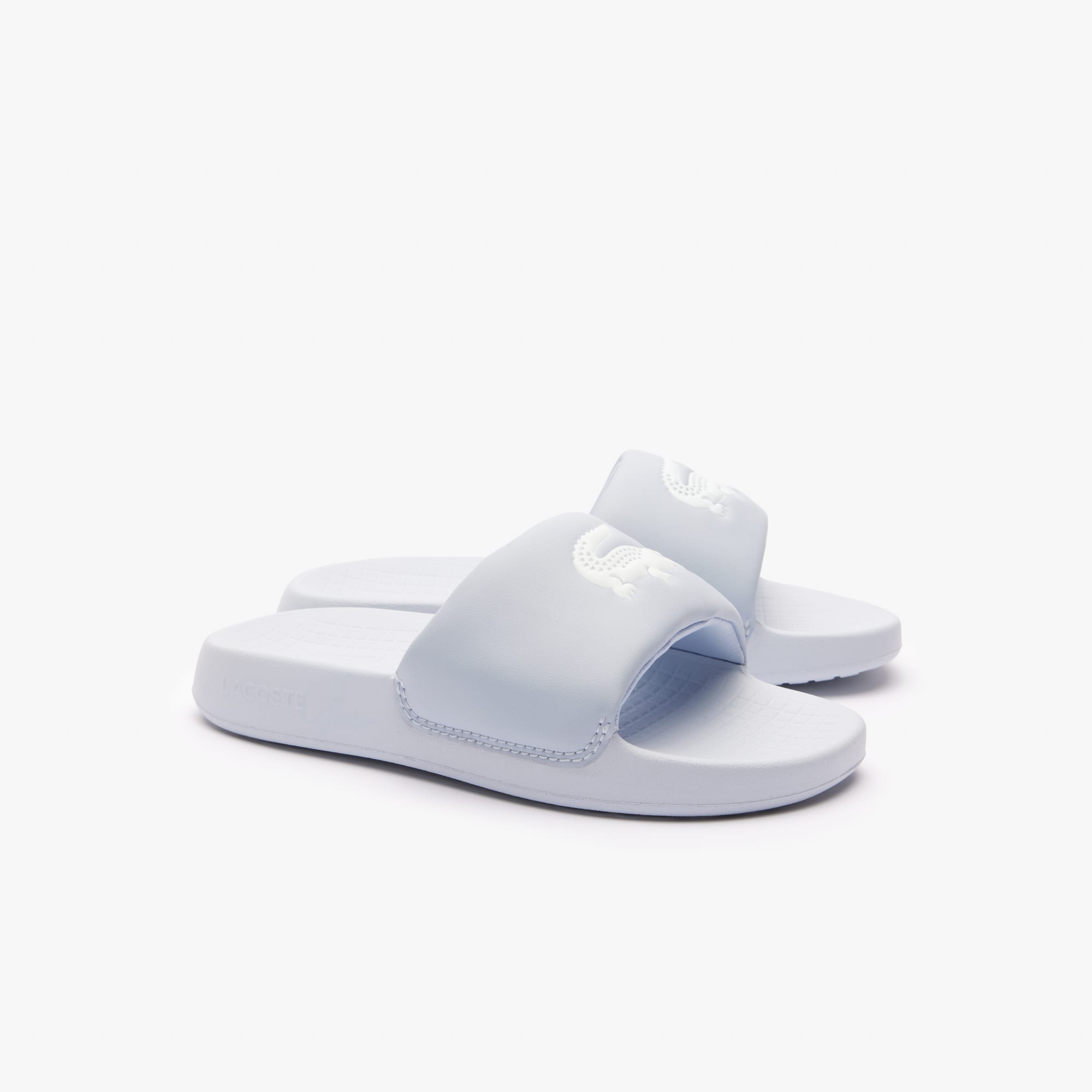 Claquettes Serve Slide 1. enfant Chaussures - Bleu - Lacoste - Enfant