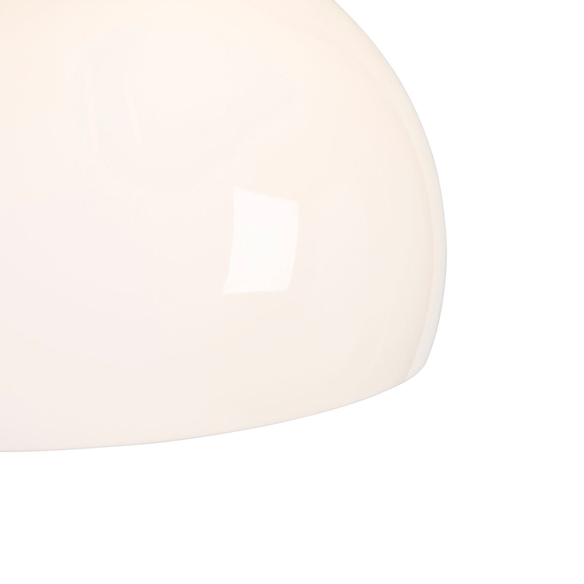 Smart booglamp messing met witte kap incl. Wifi A60 - Arc Basic