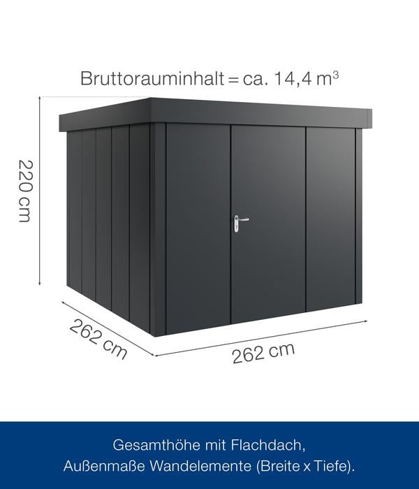 Hörmann Metallgerätehaus Juno JFD10 L-Sk