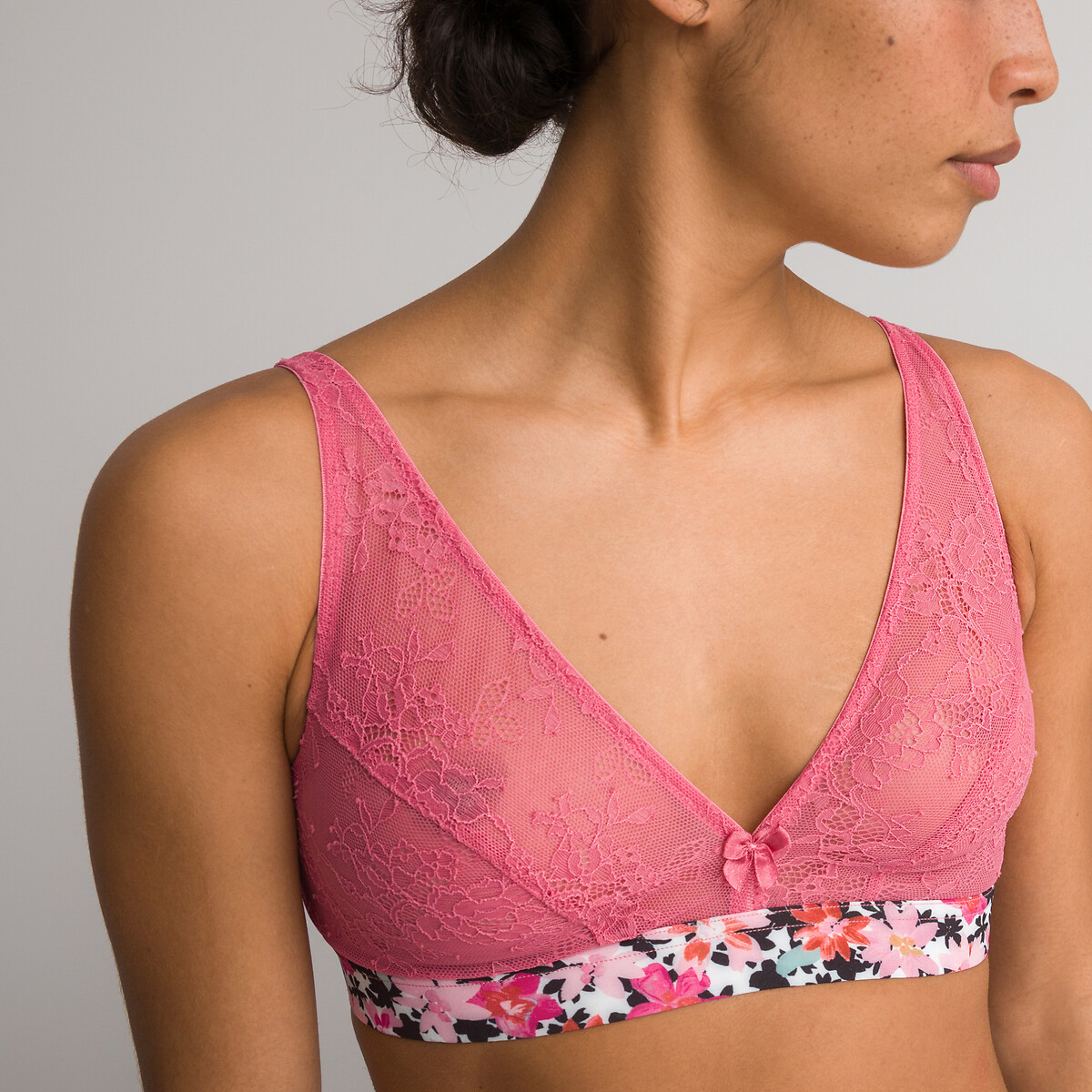 COLEÇÕES LA REDOUTE<br>Sutiã sem mangas Lake Lace