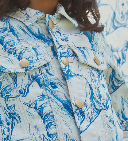 Molo Denimjakke - Heidi - Blåe Horses