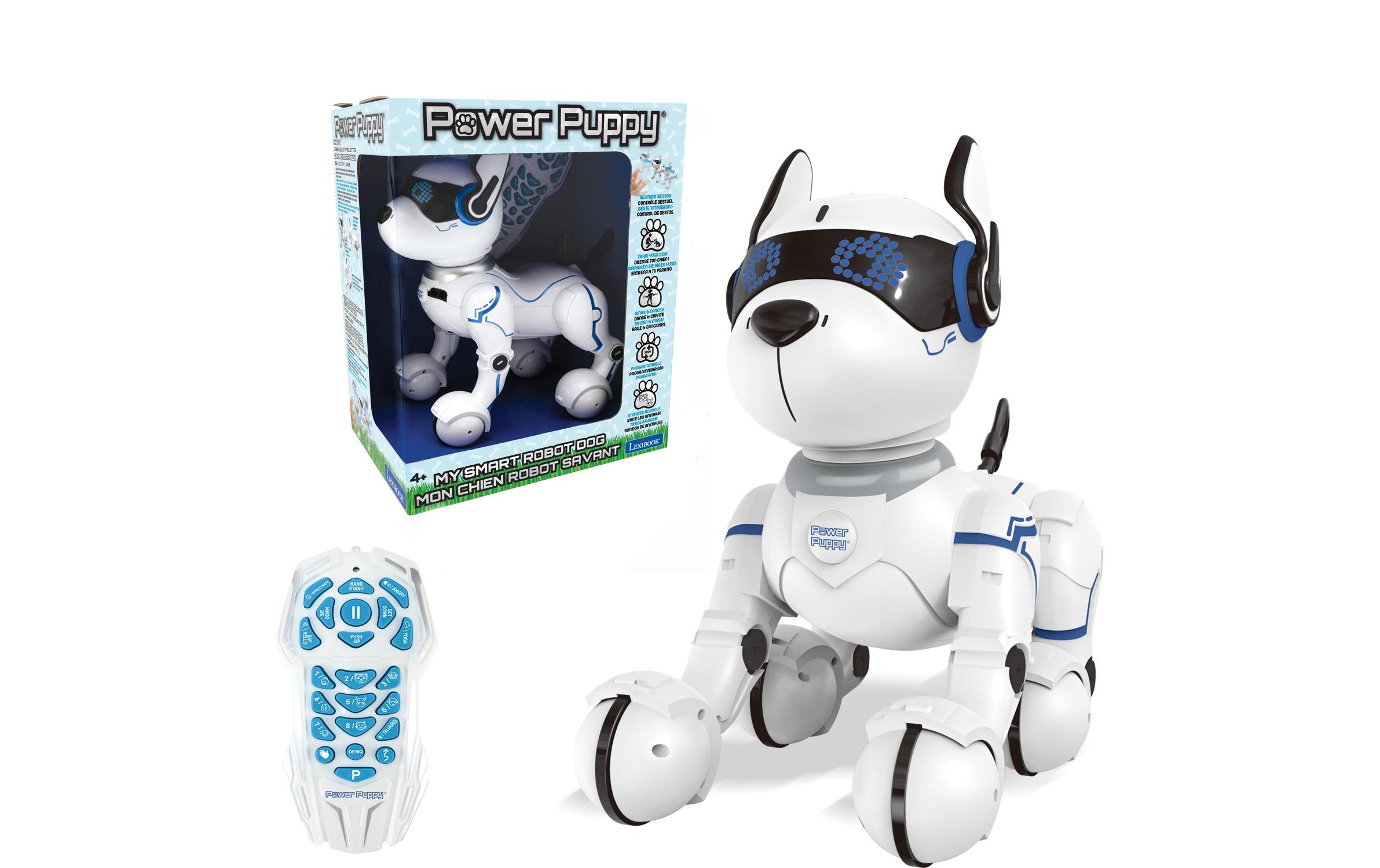 Power Puppy Roboterhund mit FernbedienungProgrammierbarer, taktiler Roboterhund mit Wissen