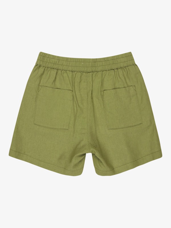 Lekeitio Bay Short taille élastique Vert Fille 4-16