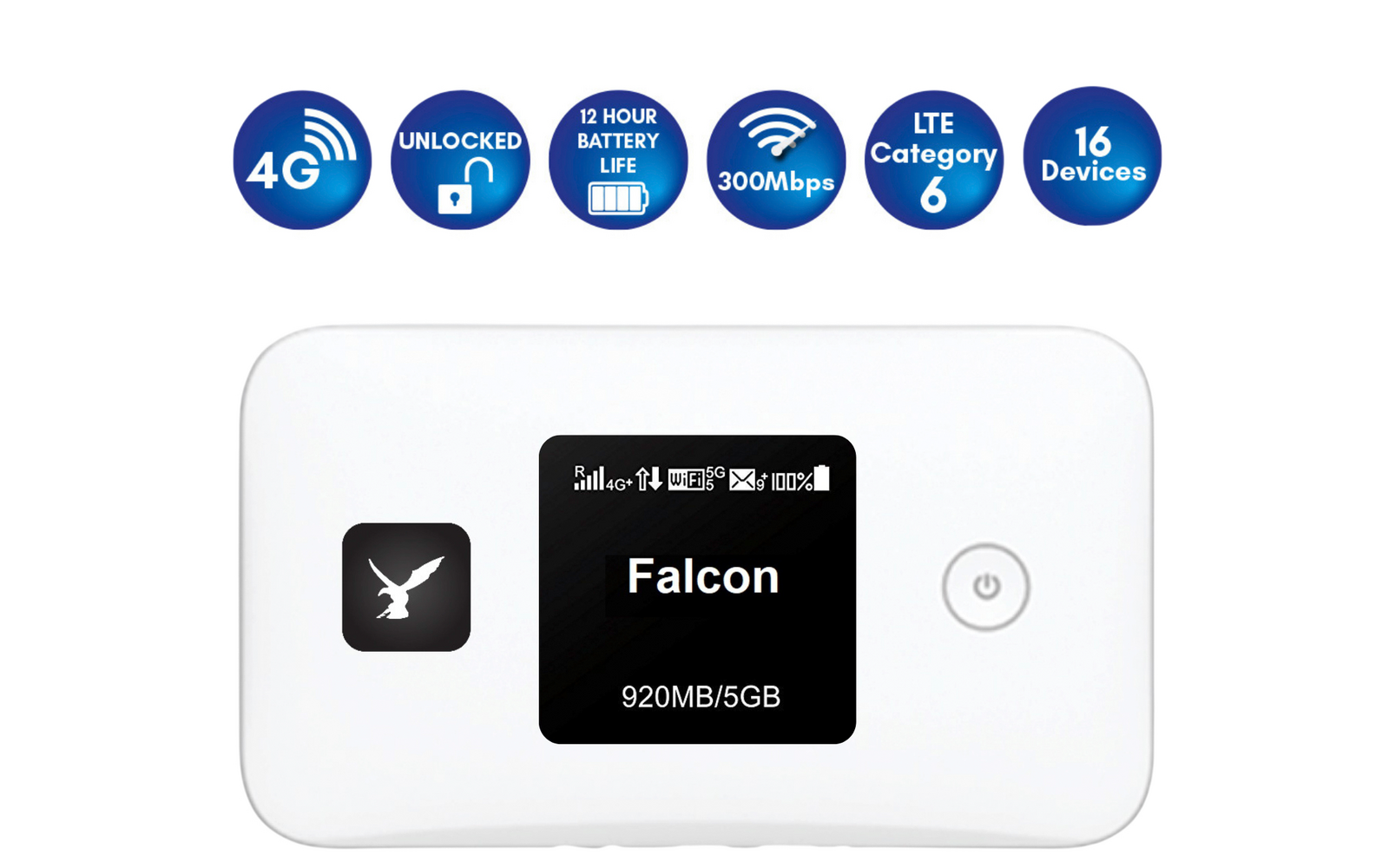 Falcon EVO 5G LTE Internet Dachantenne mit mobilem 300 Mbit/s 4G Router