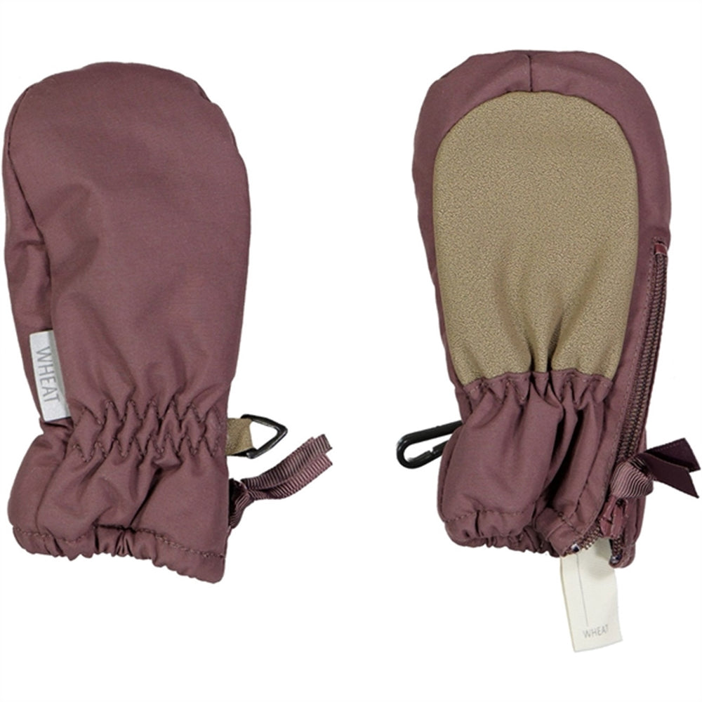Luffer m/Lynlås Tech Eggplant - Wheat → Luksusbaby.dk