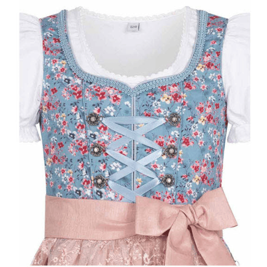 Nübler Kinderdirndl 3-teilig Jule Blau