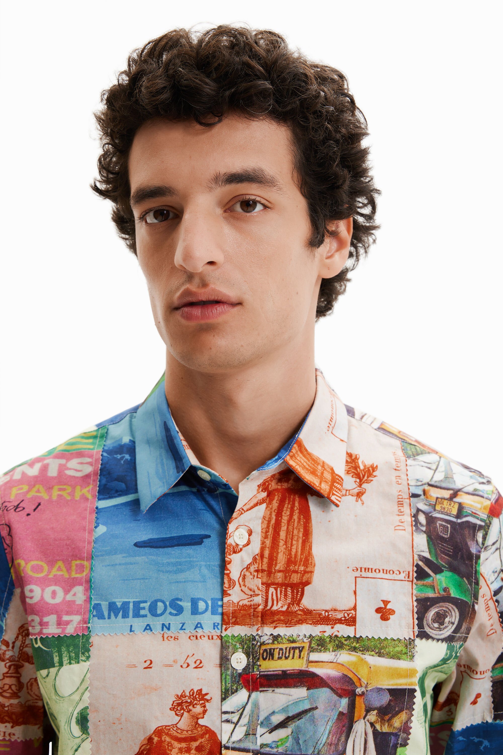 Chemise patchwork sceaux