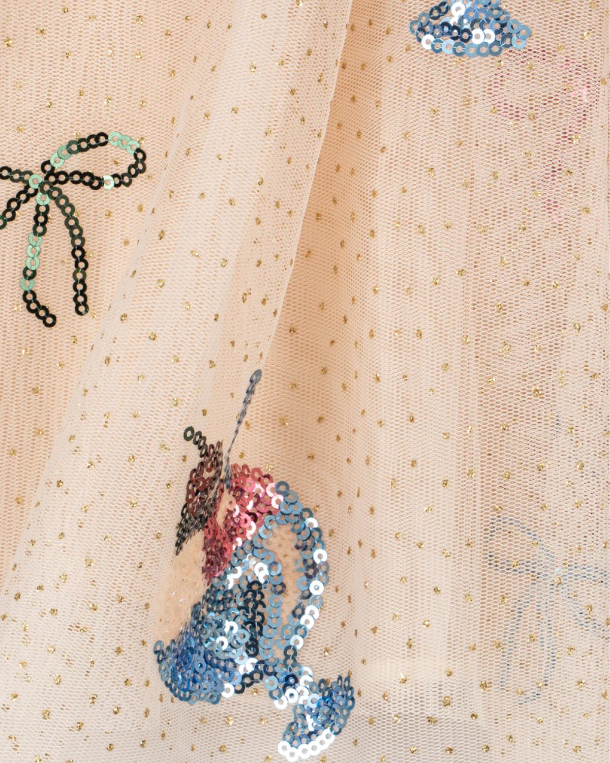 Tyllkjole m/ Glitter Paljetter | Yvonne Puff Dress