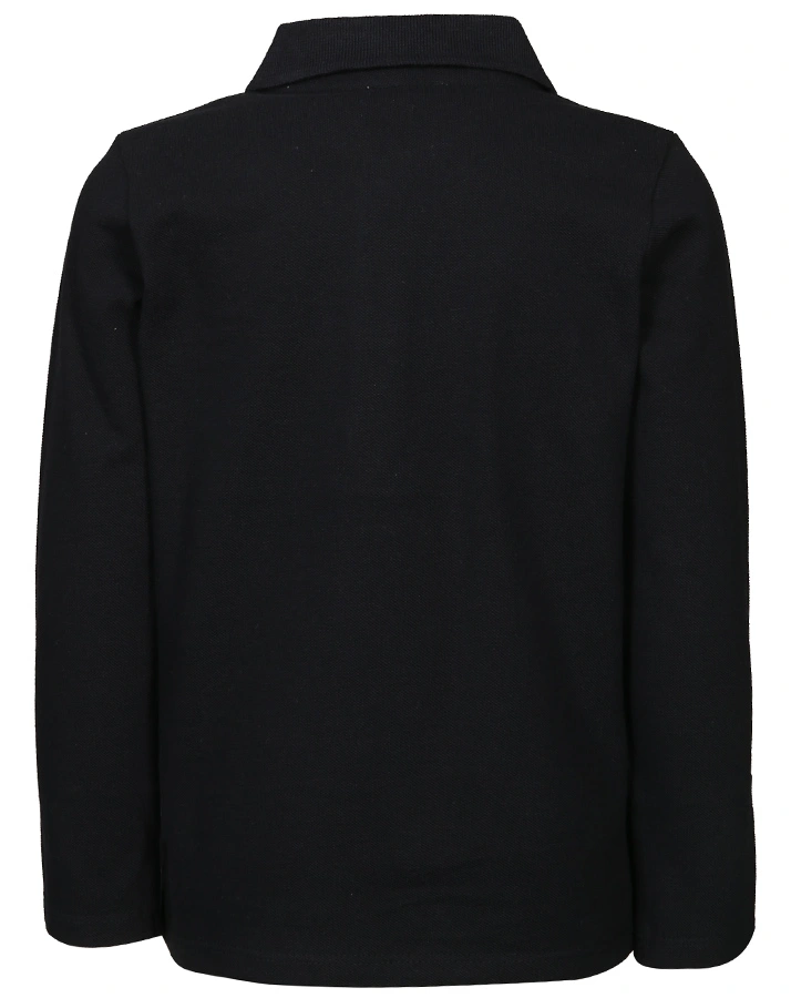 Langarm-Poloshirt BASIC in navy