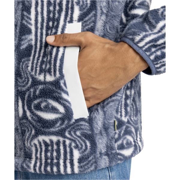 Veste polaire QUIKSILVER CLEAN COAST VINTAGE BLUE PACIFIC HERRITAGE