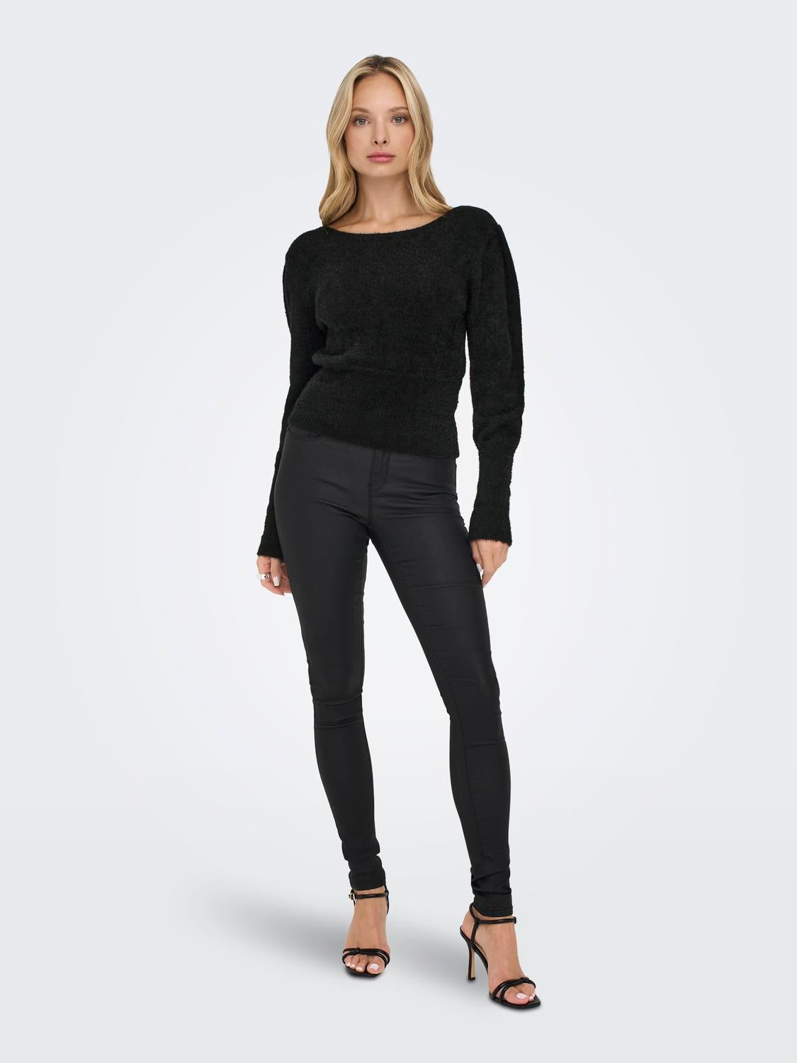 ONLELLA Strickpullover Black